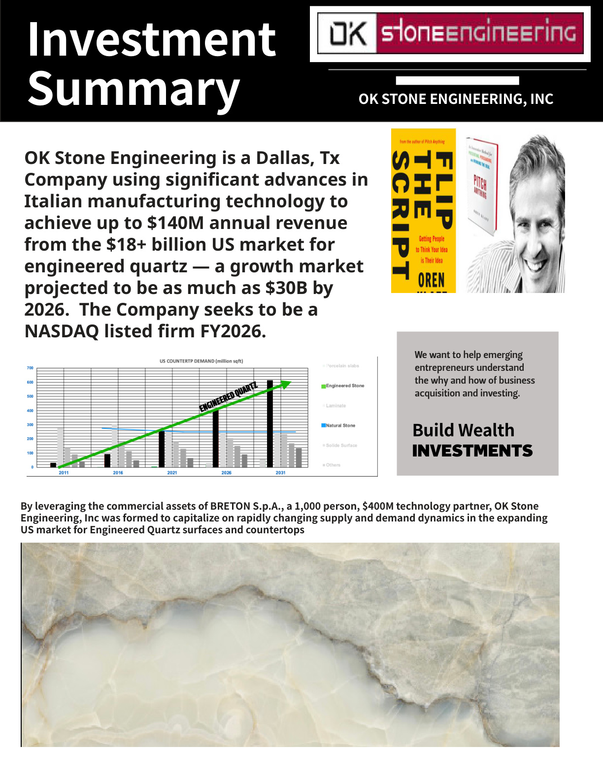 Sell Side Report - Cover slide